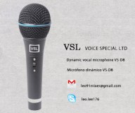 Professional dynamic vocal microphone