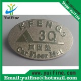 Trademark aluminum letter label name plate costomized logo metal label metal tag sel adhesive nam...