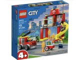 LEGO City - La caserne et le camion des pompiers (60375)
