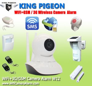 New advanced GSM 3G wifi IP camera alarm W12