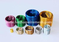 Color high temperature alloy stainless steel screw wire thread inserts