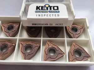 Carbide inserts WNMG080404N-GU A4363