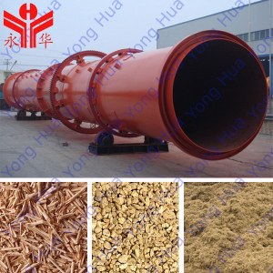 China Henan Yonghua Screw conveyor sawdust dryer for sale,wood dryer