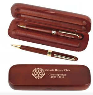 Wooden pen metal ballpoint pen