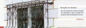 Wrought Iron Window