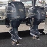Used Yamaha 90 HP 4-Stroke Outboard Motor Boat Engine