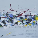 Handmade Oil Painting lacquer Painting Abstract Wall Art