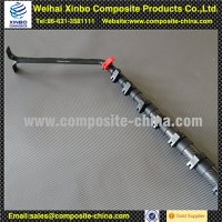 3K Weave Carbon Fiber Water Fed Telescoping Pole,T