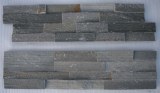 Cyan Wood-Grain Ledges Stone