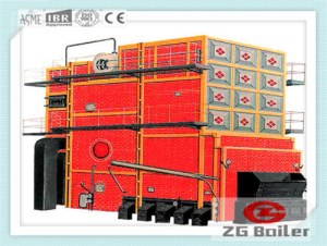 SHL series field assemble chain grate boiler in Heating Industry