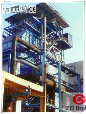 DHL corner tube chain grate boiler in Central Heating Apparatus