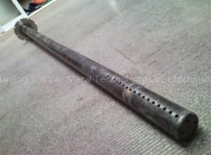 Zirconium ventilating pipes