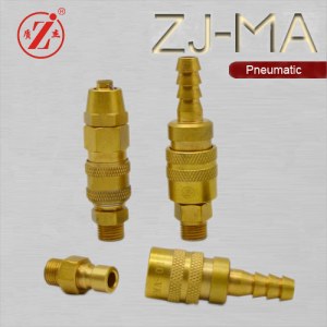 Brass mold coolant lines no valves quick connect couplings