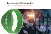 RFID oval silicone wristband (Φ50mm, Product model:ZT-CH-002)