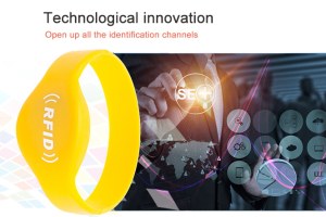 RFID oval silicone wristband (Φ55mm, Product model:ZT-CH-003)