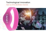 RFID oval silicone wristband (Φ60mm, Product model:ZT-CH-004)