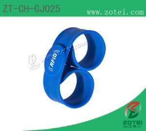 Clap silicone wristband tag