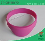 Half Round RFID Silicone Wristband (Φ70mm, Product model: ZT-CH-WHY70)