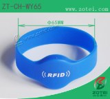 RFID round silicone wristband tag (Product model: ZT-CH-WY65)