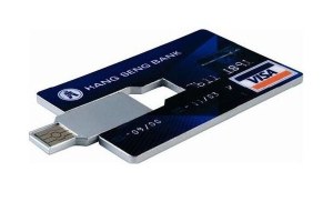 Credit card USB flash drive