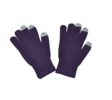 Knitted touch screen gloves