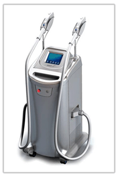 Materiel esthetique pour epilation et rajeunissement de la peau