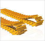Track shoe assembly for excavator/bulldozer